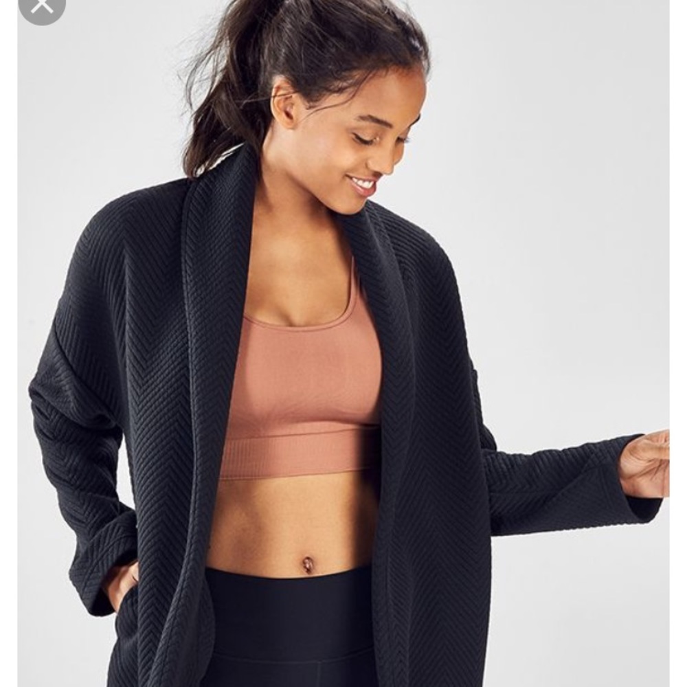 Fabletics quilted cardigan